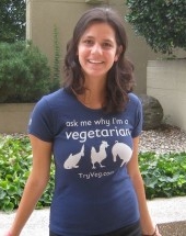 Ask me why I'm vegetarian T shirt